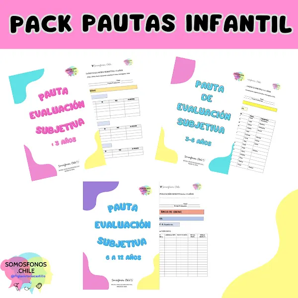 PACK PAUTAS DE EVALUACIÓN INFANTIL