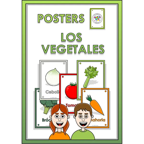 Spanish Posters Vegetables Food Healthy Afiches Verduras Comida Vegetales