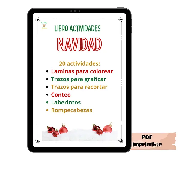 Libro actividades navidad