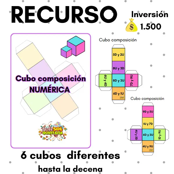 CUBOS COMPOSICIÓN NUMÉRICA