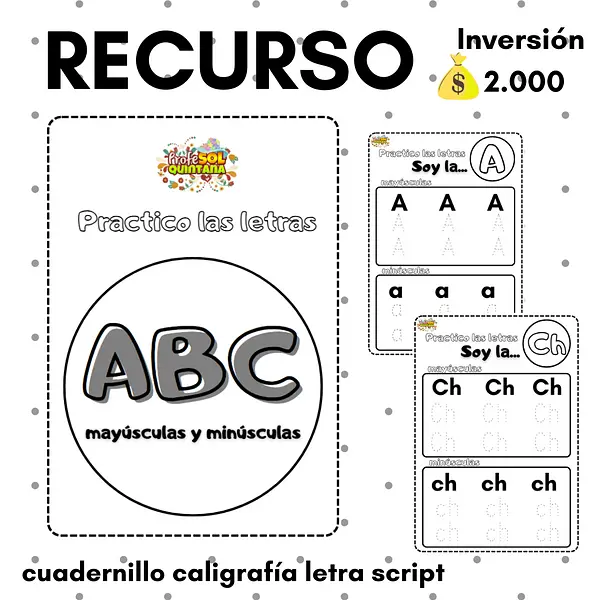 CUADERNILLO GRAFÍA ABC