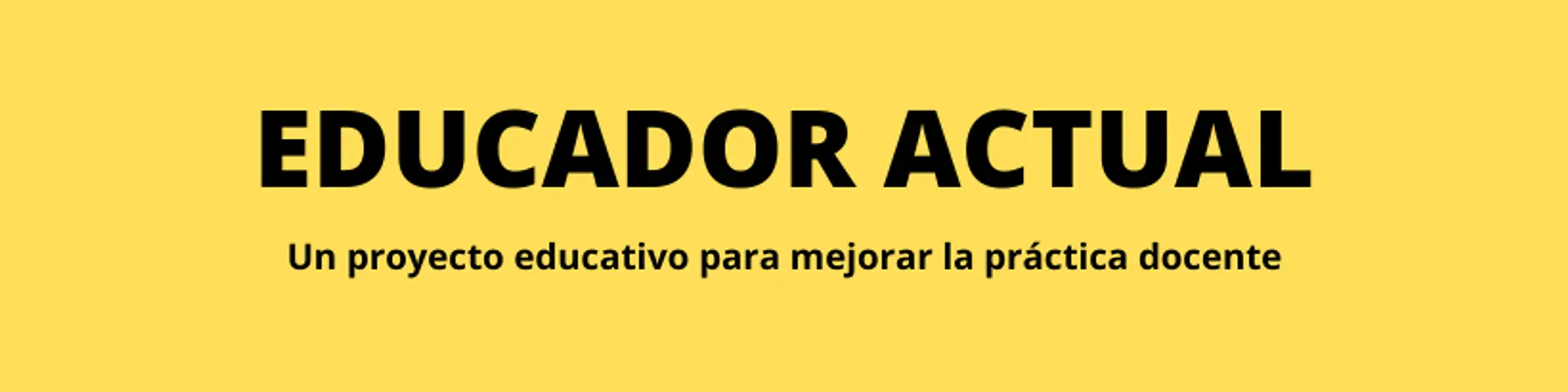 Educador actual - @educadoractual cover photo