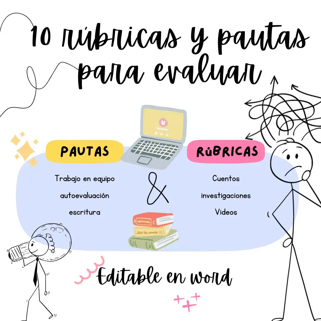 Paquete de evaluaciones rúbricas y pautas