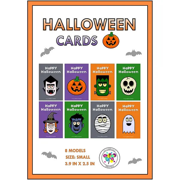 Halloween Tags Cards Characters Gifts October Cut 1