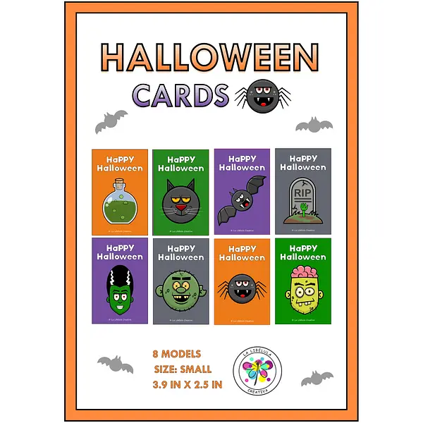 Halloween Tags Cards Characters Gifts October Cut 2