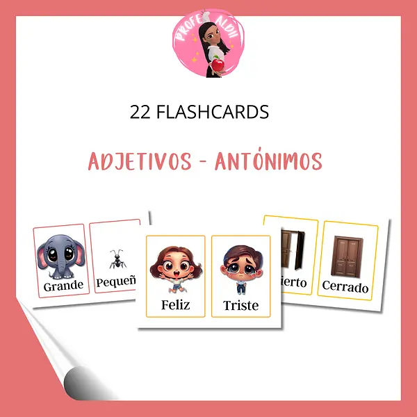 Flashcards: Adjetivos / antónimos