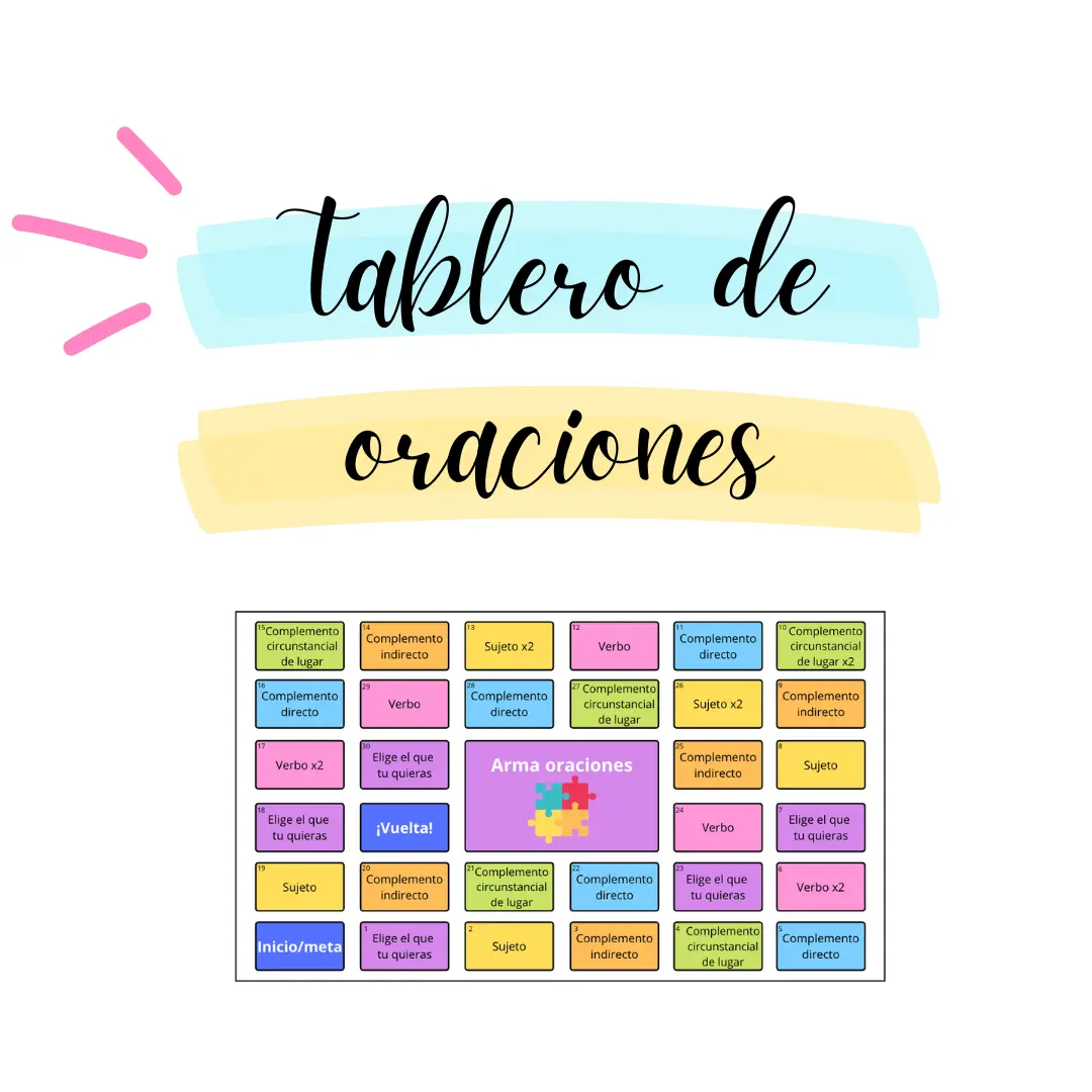 Tablero de oraciones