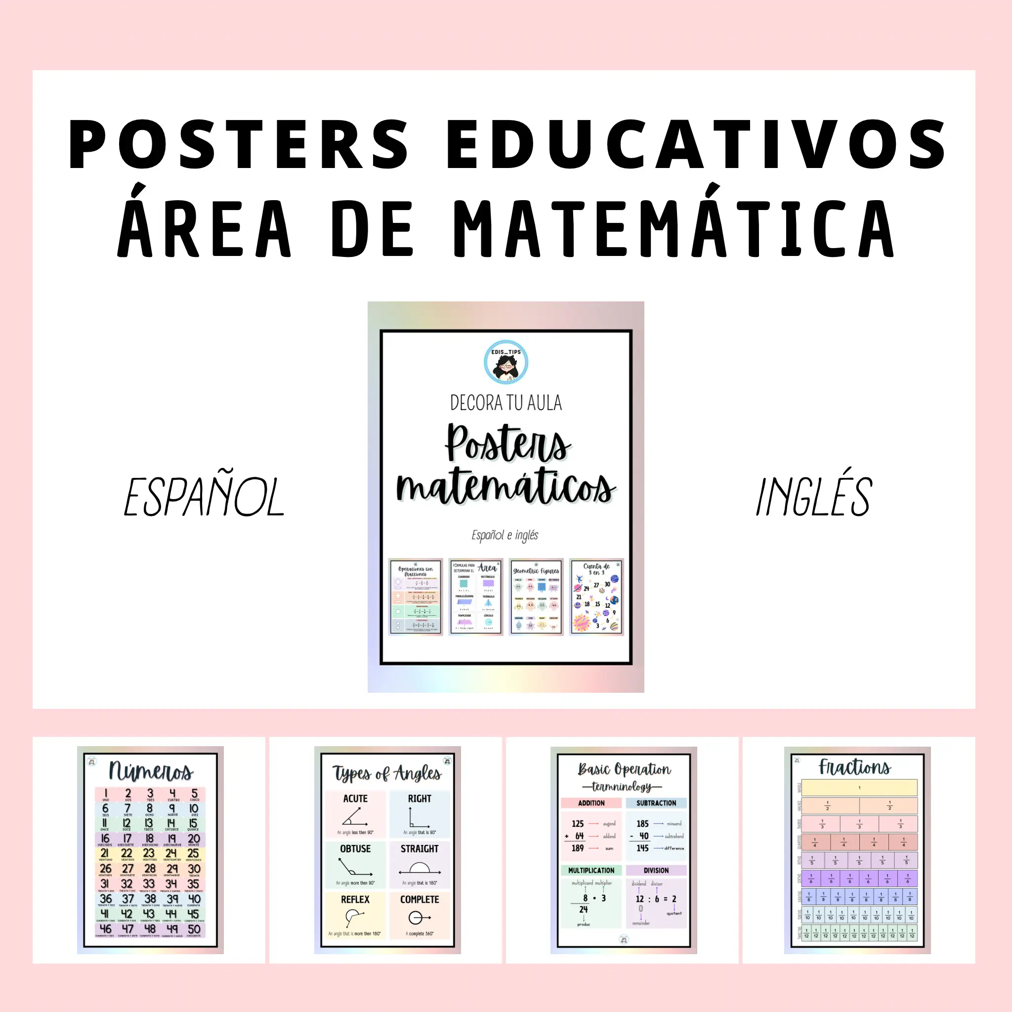 48 POSTERS ÁREA MATEMÁTICA