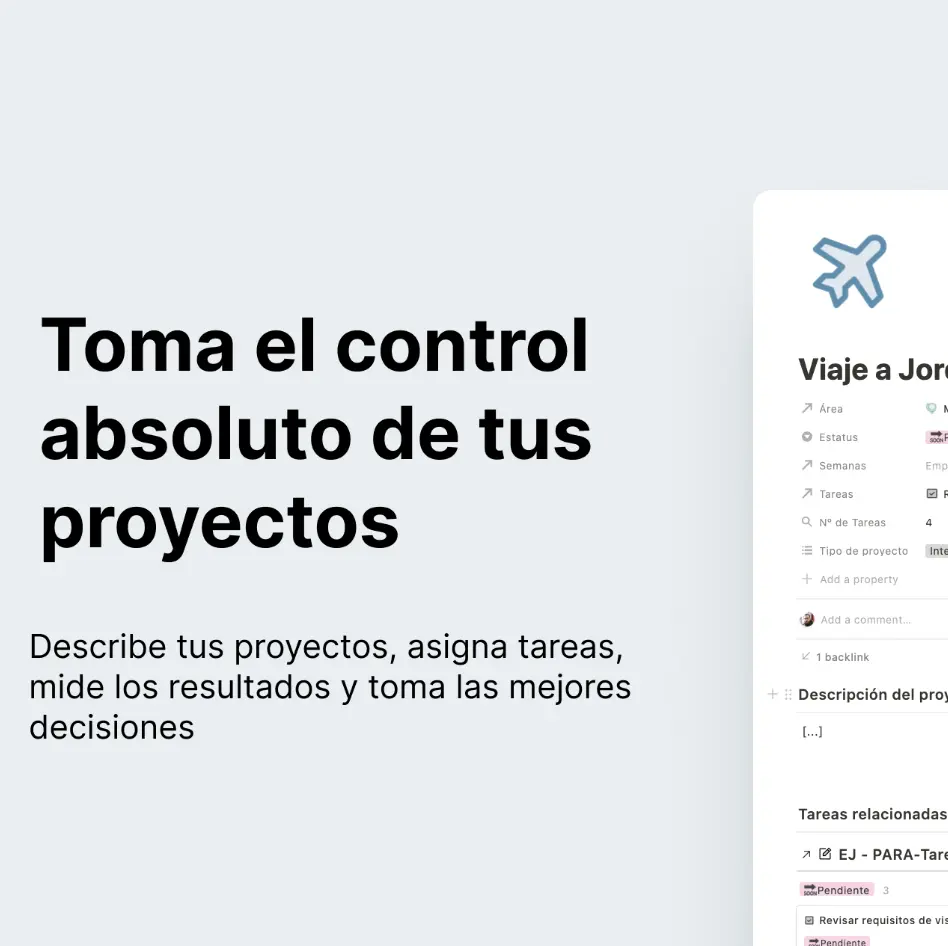 Organiza tu vida - Sistema de Productividad PARA