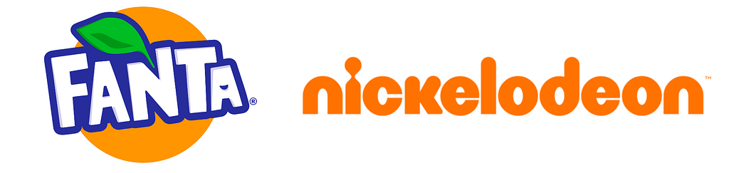 Logo de Fanta y de Nickelodeon