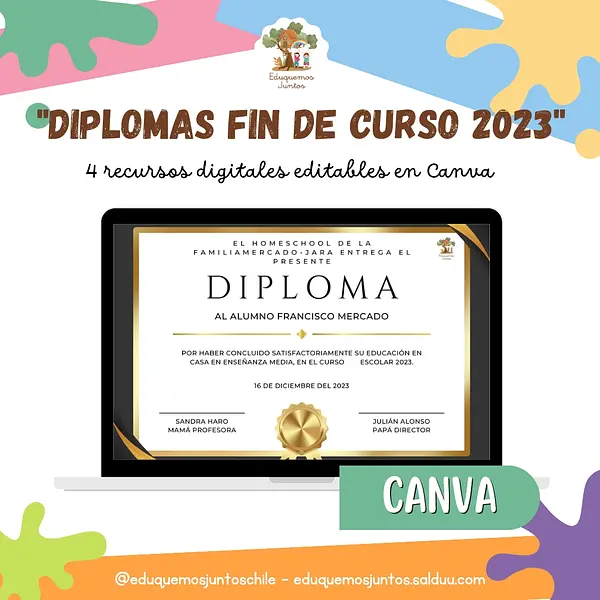Diplomas de Honor Fin de Curso 2023