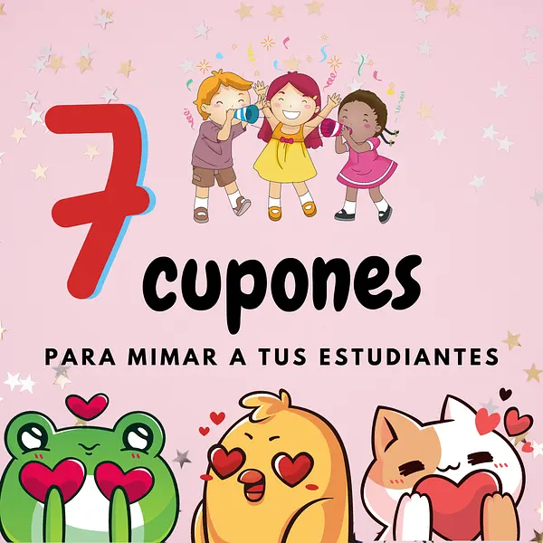 Set de tickets para mimar a tus estudiantes