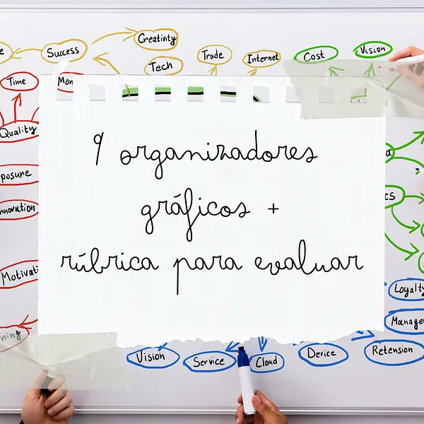 Organizadores gráficos + rúbrica para evaluar