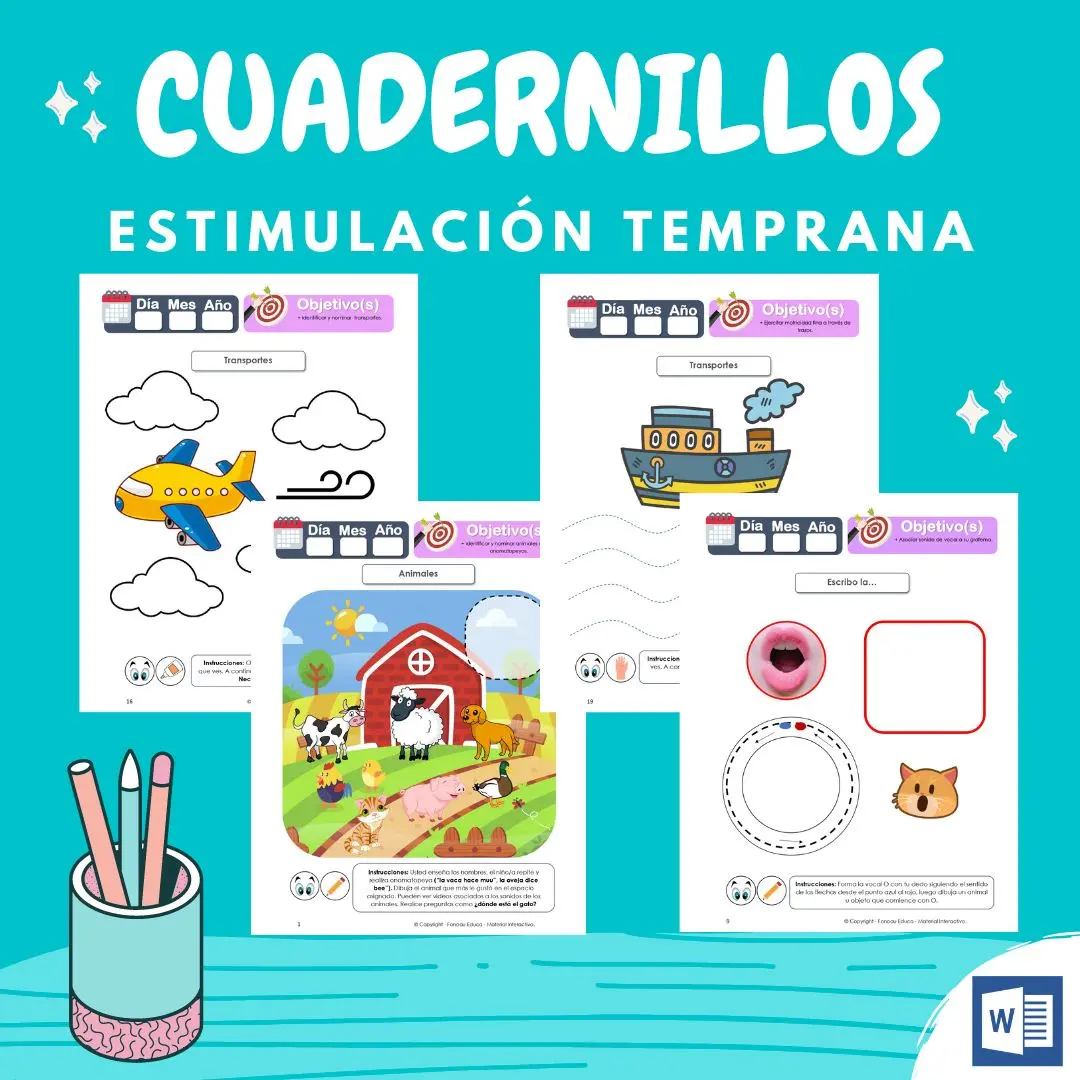 PACK: Cuadernillos Estimulación Temprana