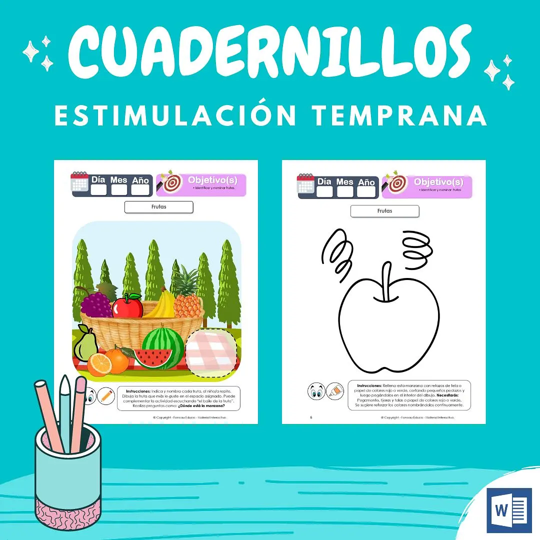 PACK: Cuadernillos Estimulación Temprana | Salduu.com