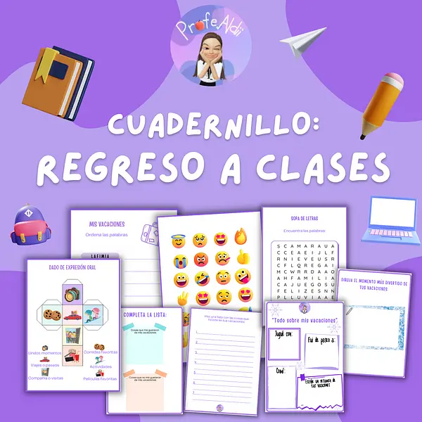 Cuadernillo: "Vuelta a clases" - Versión vacaciones de invierno