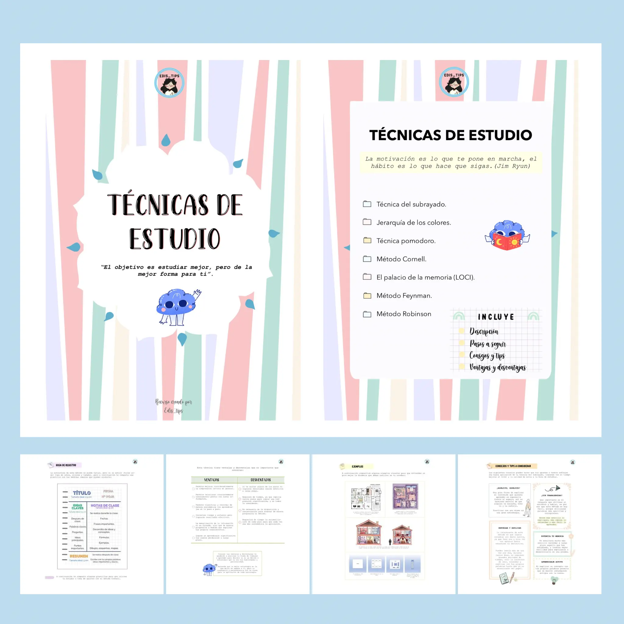 7 TÉCNICAS DE ESTUDIO