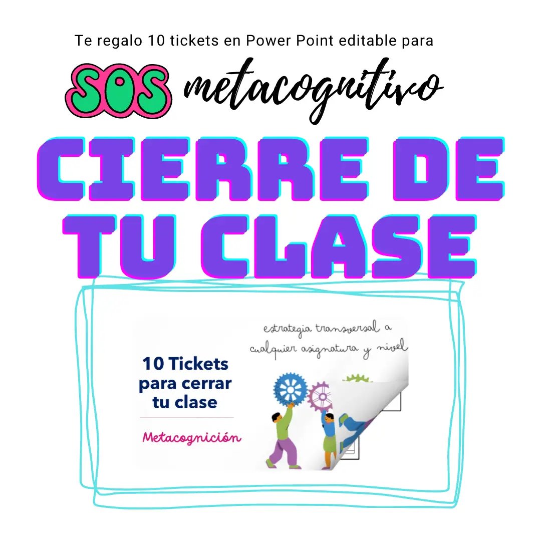 S.O.S metacognitivo cierre de clase