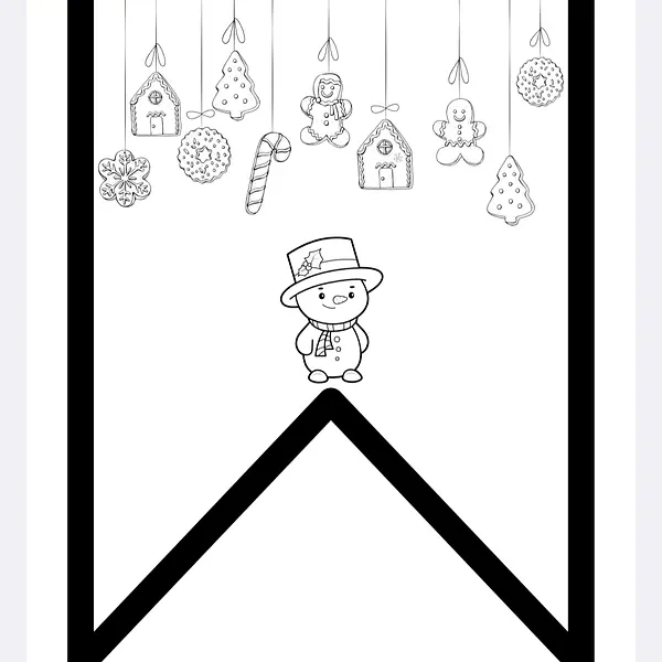 Banderines navideños