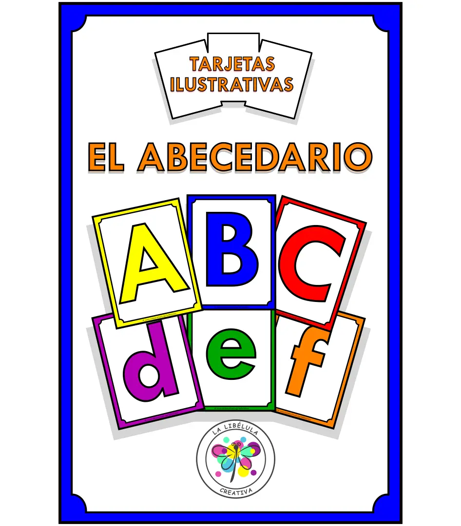 Spanish Flash Cards Alphabet ABC Tarjetas Abecedario Alfabeto Color