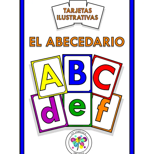 Spanish Flash Cards Alphabet ABC Tarjetas Abecedario Alfabeto Color