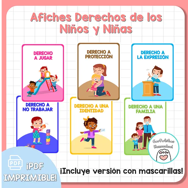 Afiches Derechos del Niño