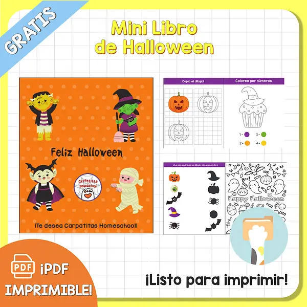 PDF Gratis: Mini Libro de Halloween