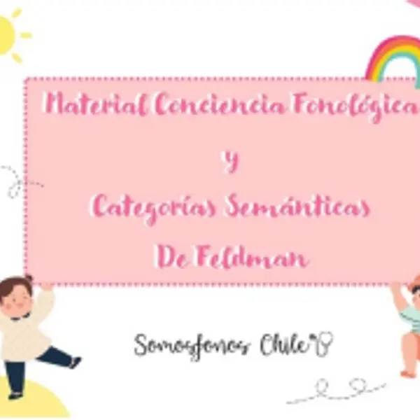 Material Categorías Semánticas de Feldman y Conciencia Fonológica