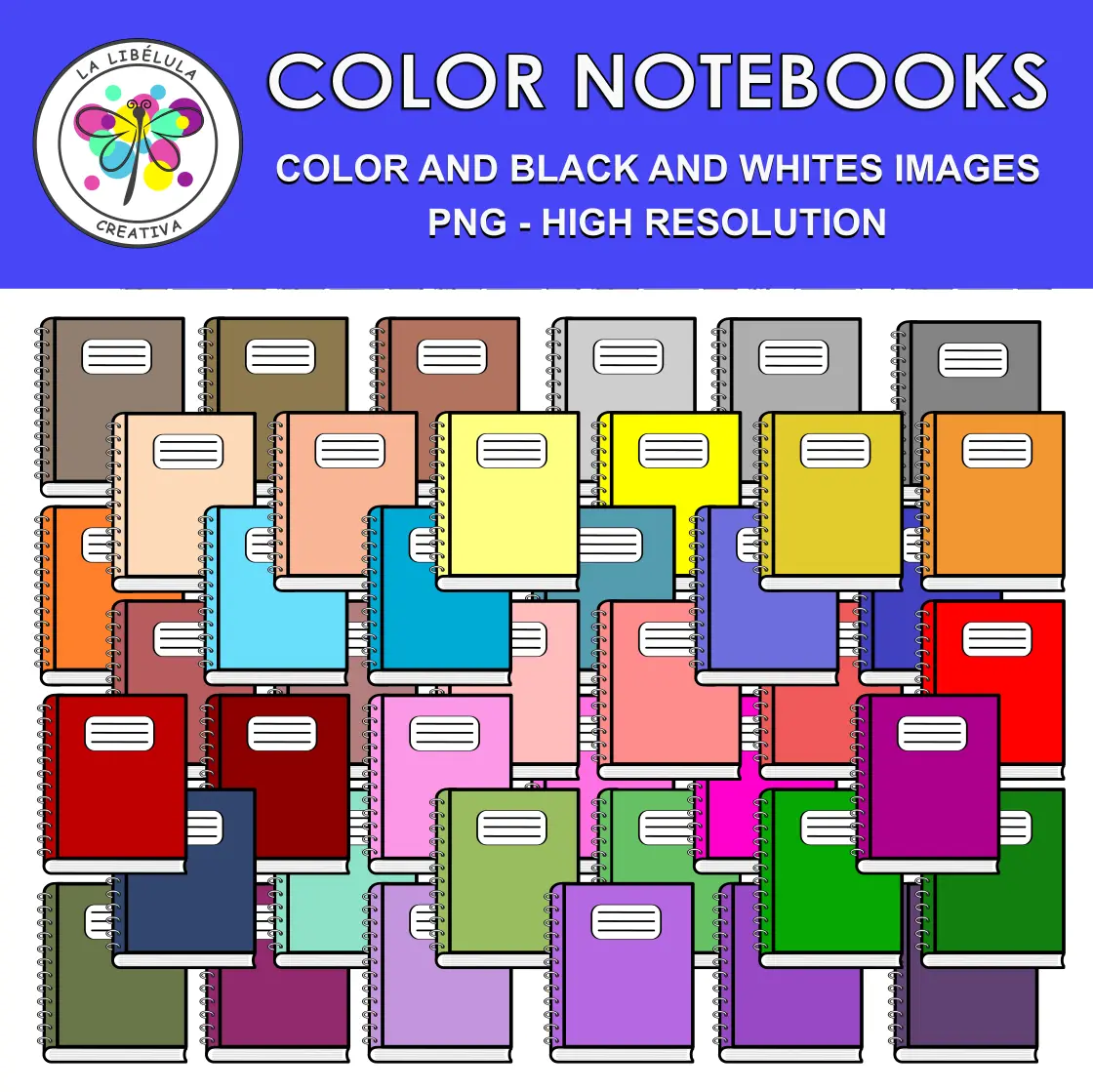 Clipart Colored pencils School Supplies Color BW 49 Set