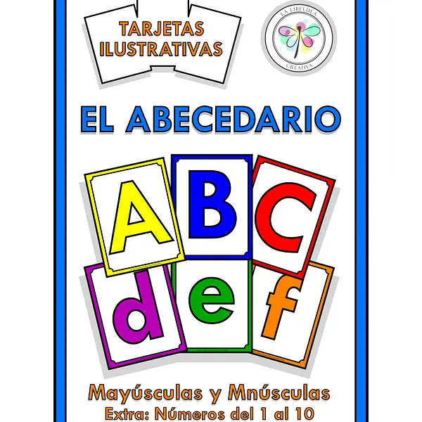 Spanish Flash Cards Alphabet ABC Tarjetas Abecedario Alfabeto Color