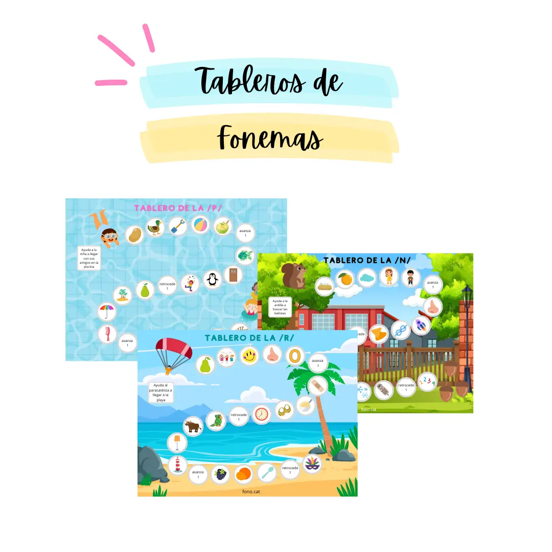 Pack Tableros de Fonemas