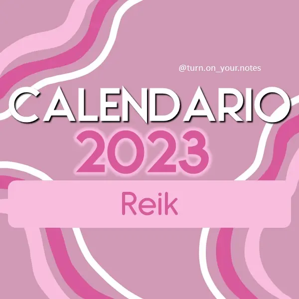 🧋🌟📆 CALENDARIO REIK 📆🧋🌟