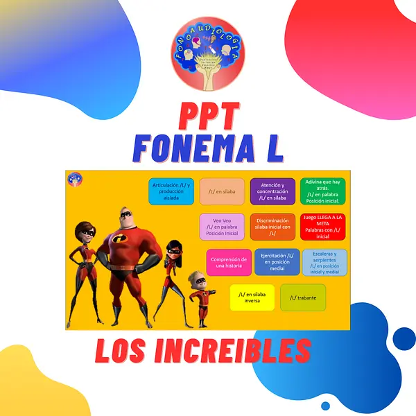 PPT fonema L - Los increíbles