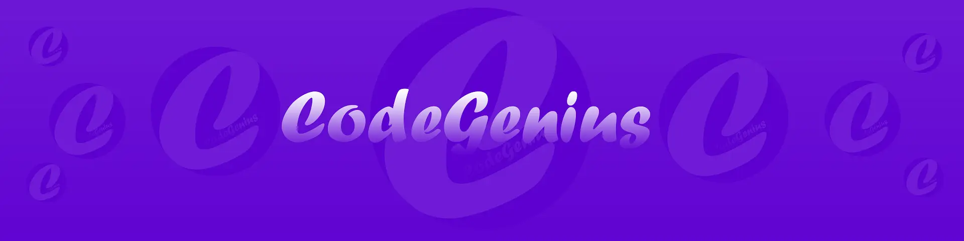 CodeGenius - @codegenius cover photo