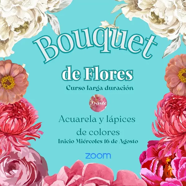 Curso  Bouquet flores II
