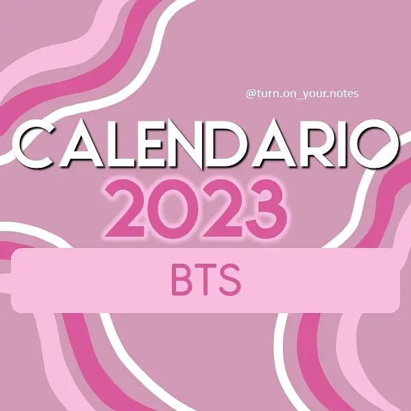 💿🫧📆 CALENDARIO BTS📆💿🫧