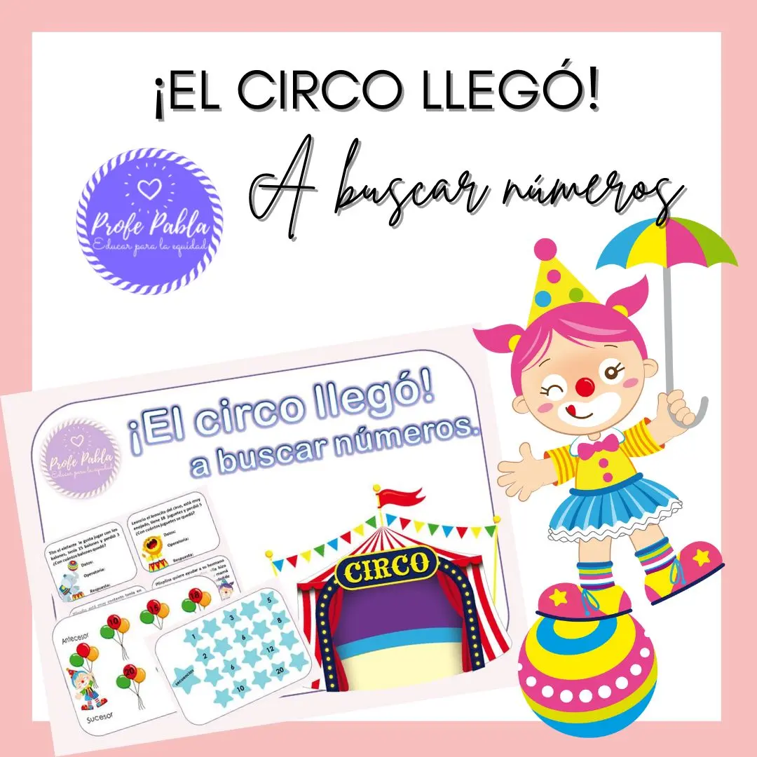 El circo llegó, a buscar números.