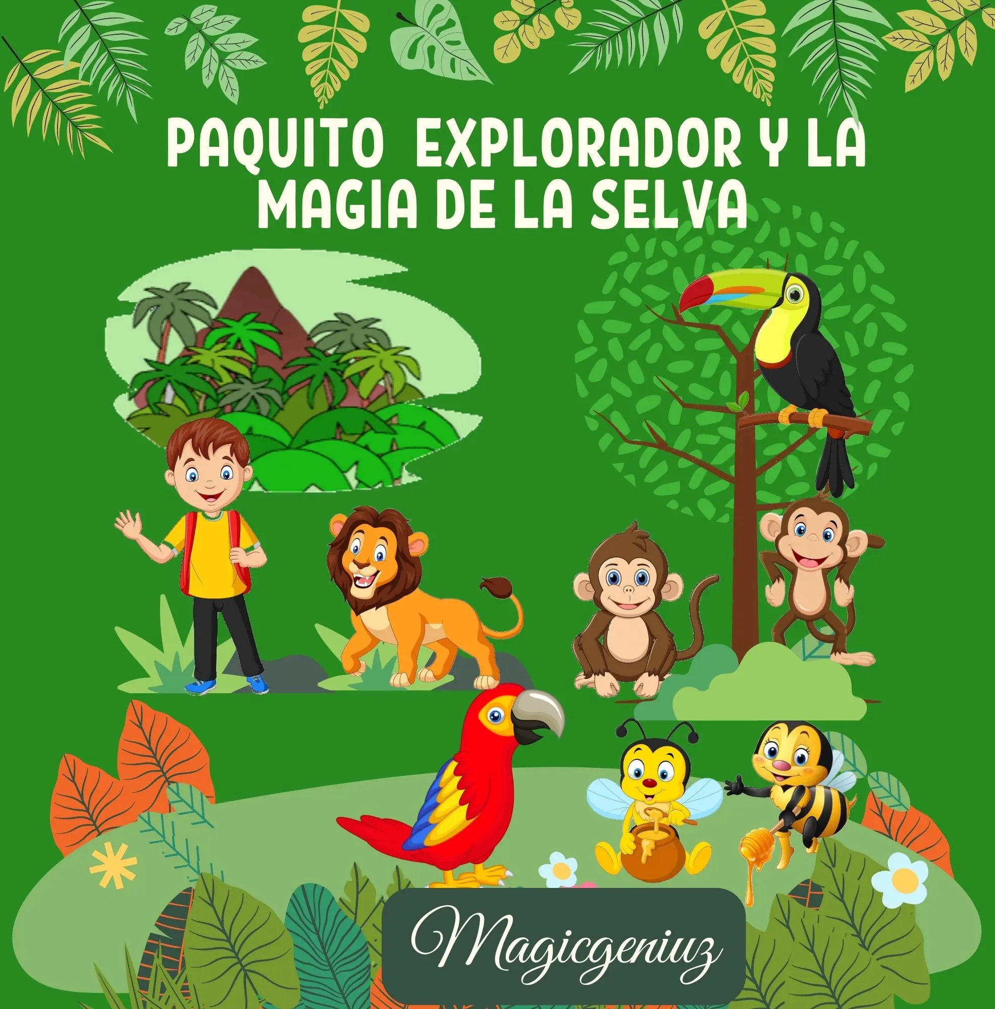 PAQUITO EXPLORADOR Y LA MAGIA DE LA SELVA: CUENTO INAFANTIL PICTOGRÁFICO