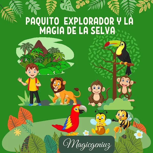 PAQUITO EXPLORADOR Y LA MAGIA DE LA SELVA: CUENTO INAFANTIL PICTOGRÁFICO