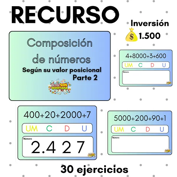 composición de números (U-D-C-UM)