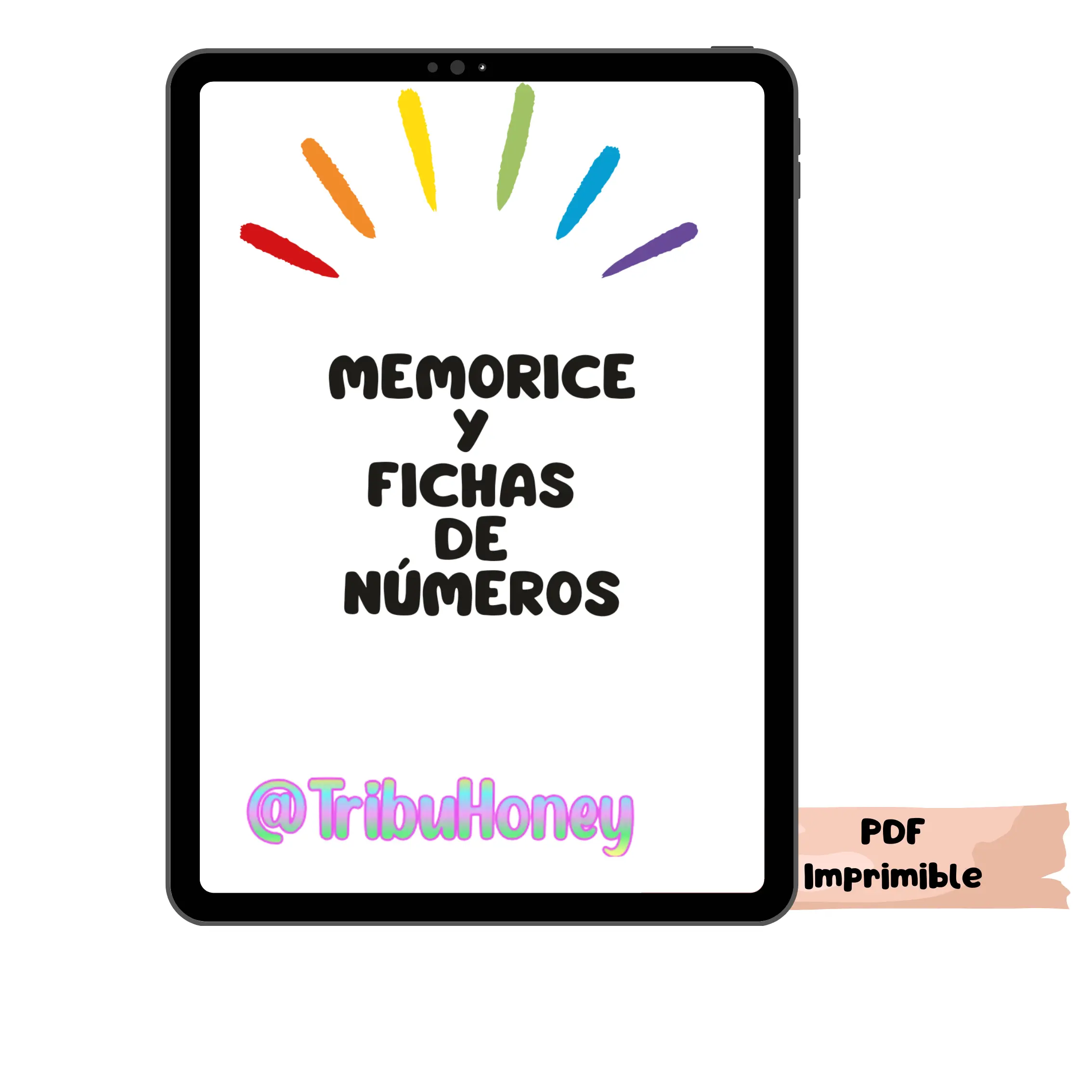 Memorice y ficha números 1 al 15