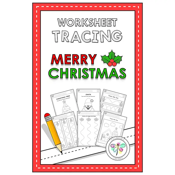 Worksheets Tracing Activities Christmas Santa Fine Motor