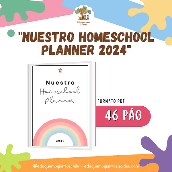Planificador "Nuestro Homeschool Planner 2024"