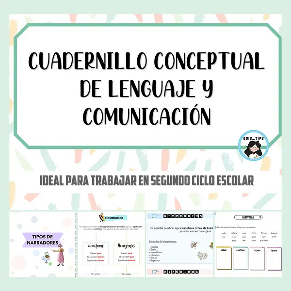 CUADERNILLO CONCEPTUAL DE LENGUAJE