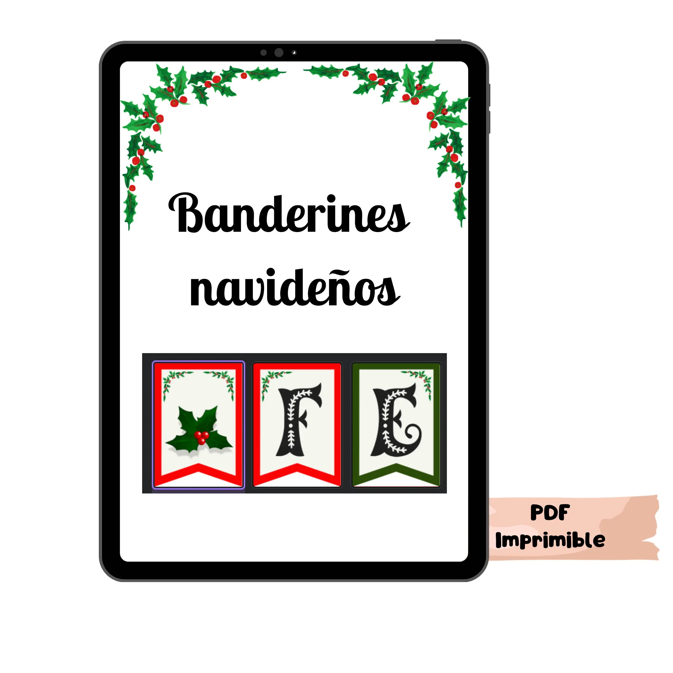 Banderines Navidad