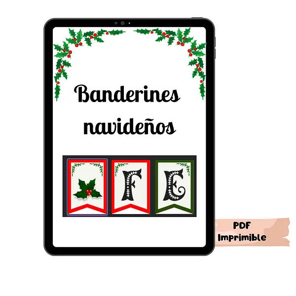 Banderines Navidad