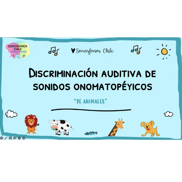 PPT ONOMATOPEYAS ANIMALES