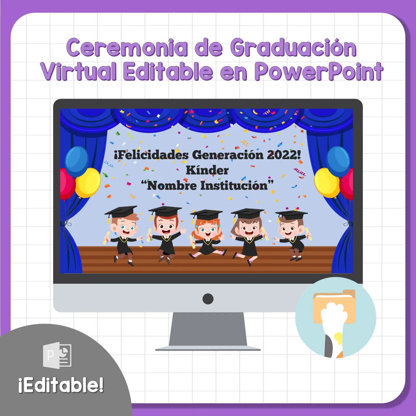 Ceremonia de Graduación en PowerPoint