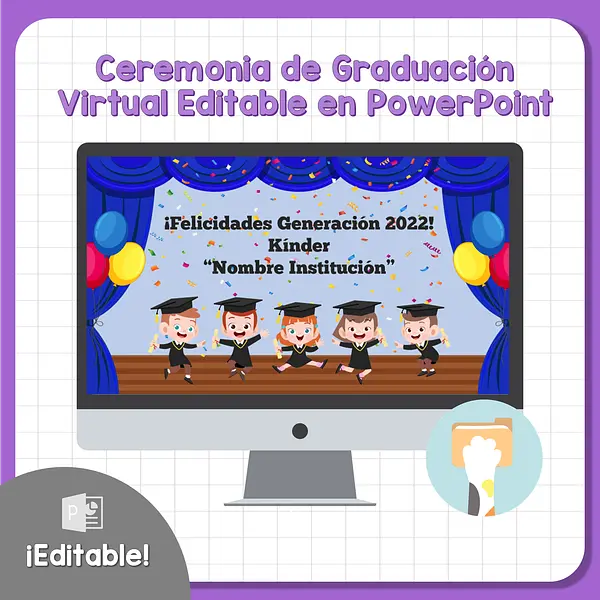 Ceremonia de Graduación en PowerPoint