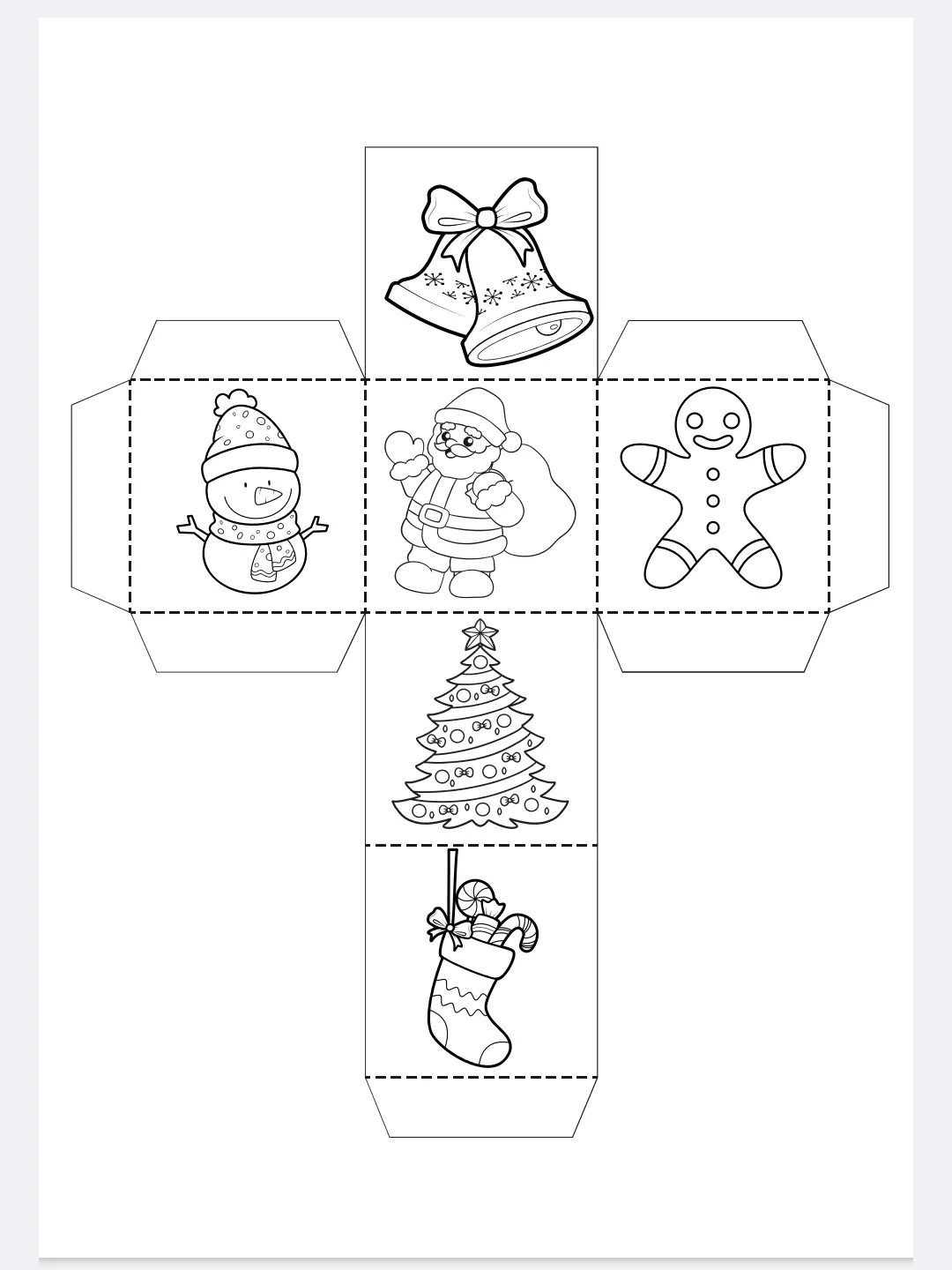 Cubo navideño